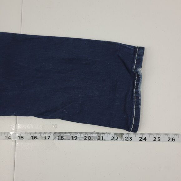 Silver Jeans womens suki mid capri 27x24 blue denim 2496 - Picture 7 of 13